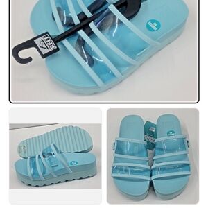 Reef Light Blue Vista Hi Energy Women's Sandals Brand New!!